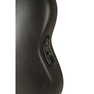 Guitare Ovation électro-acoustique Elite TX Mid Cutaway Black Textured