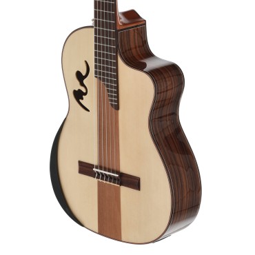 Guitare Manuel Rodiguez Electro-acoustique Café Cortado Cutaway Bois de rose