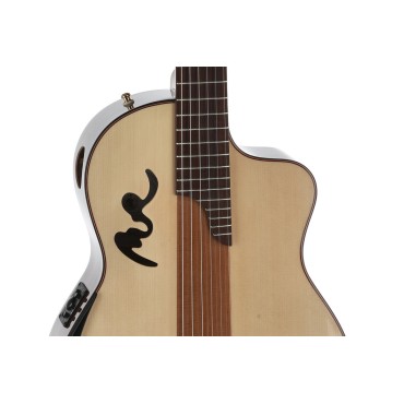 Guitare Manuel Rodiguez Electro-acoustique Café Cortado Cutaway Bois de rose