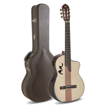 Guitare Manuel Rodiguez Electro-acoustique Café Cortado Cutaway Palissandre