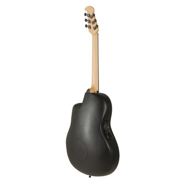 Guitare Ovation électro-acoustique Elite TX Mid Cutaway Black Textured
