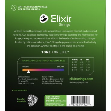 Elixir Electric Bass NanoWeb 14102 heavy