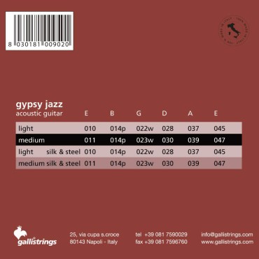 Galli Gypsy Jazz à boucle GSB11LE medium